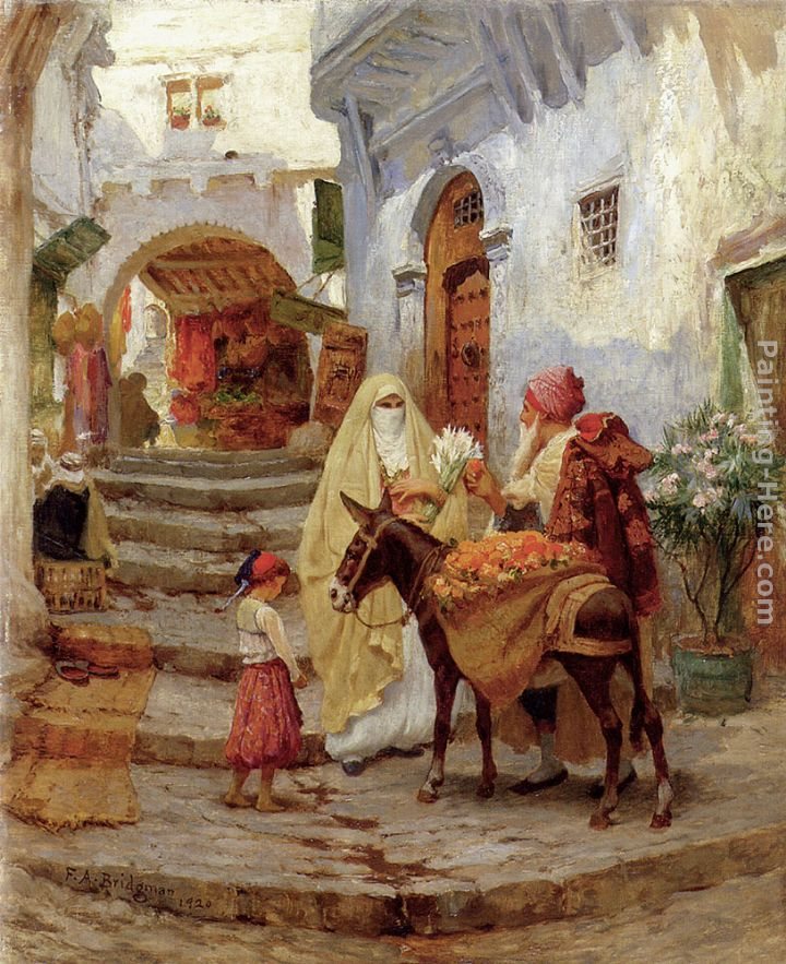 Frederick Arthur Bridgman The Orange Seller